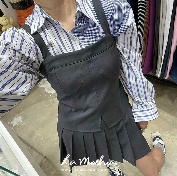 抹胸設計小心機背心